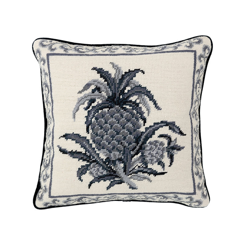 Ivybridge Toile Cotton Throw Pillow