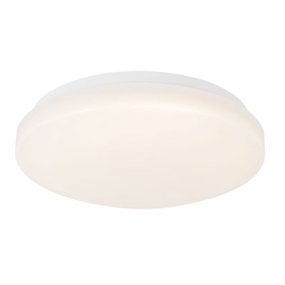 Tio 11-in Acrylic White dimmable LED Flush Mount