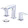 I4 Widespread 2-handle Bathroom Faucet with Drain Assembly