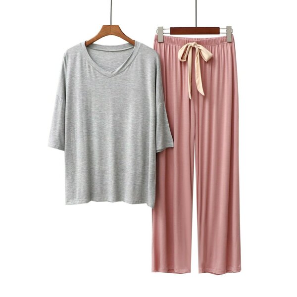 Plus size cotton capree for womens capri 3/4 lower pant pajama women lounge  wear