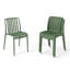 Chaise de salle à manger d'extérieur empilable-268706143