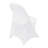 Premium White Stretch Spandex Folding Chair Covers - 30 Pack Universal Washable Slipcovers for Weddings, Banquets & Dining Room Decor
