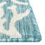 Tapis intérieur / extérieur bleu Gritton-858035315