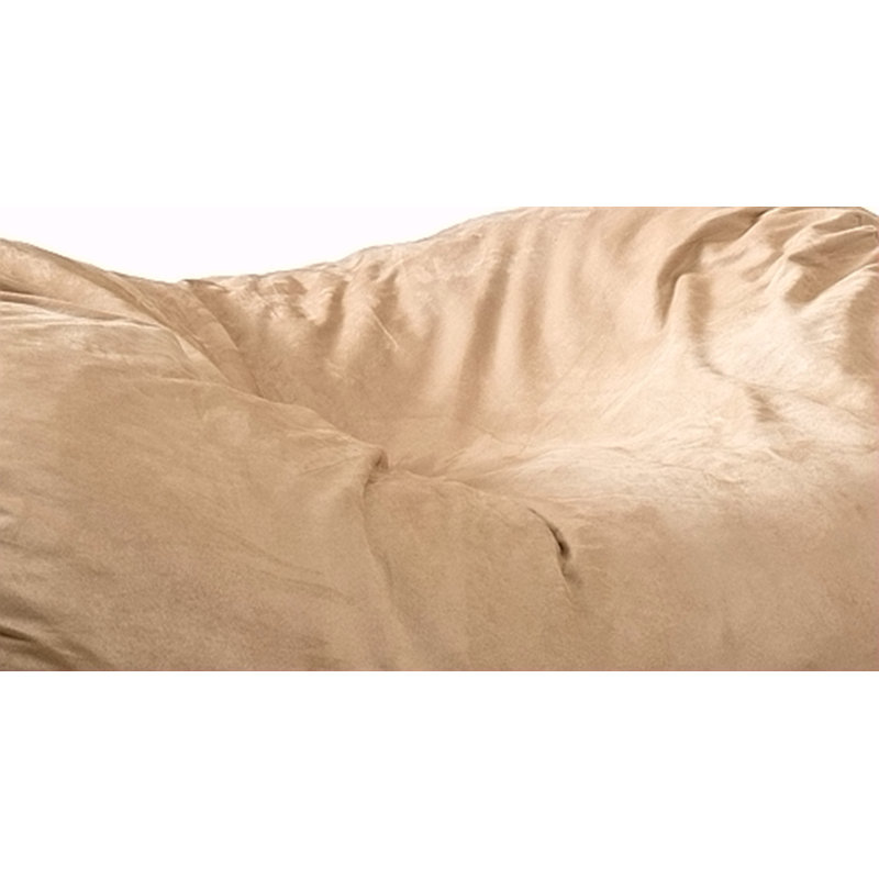 Fauteuil à billes cylindrique en suède de 6,5 pieds Marlin, Toscane