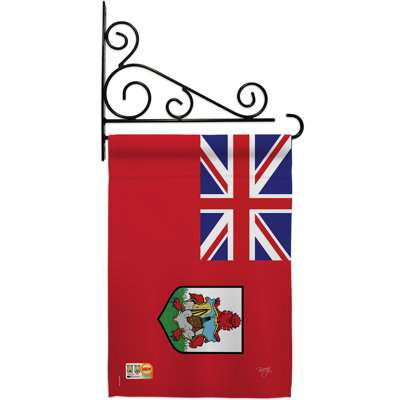 Double Sided 18.5'' H x 13'' W Polyester Flag Set