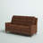73" Genuine Leather Square Arm Reclining Sofa