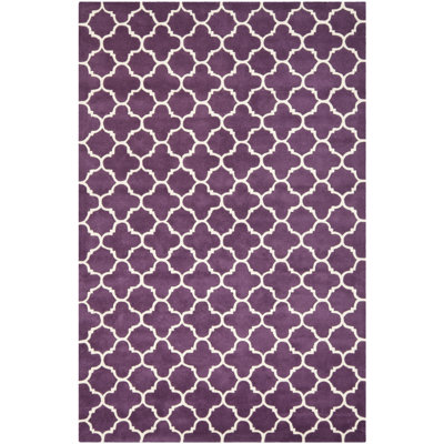 Carolene Hand Tufted Wool Geometric Rug