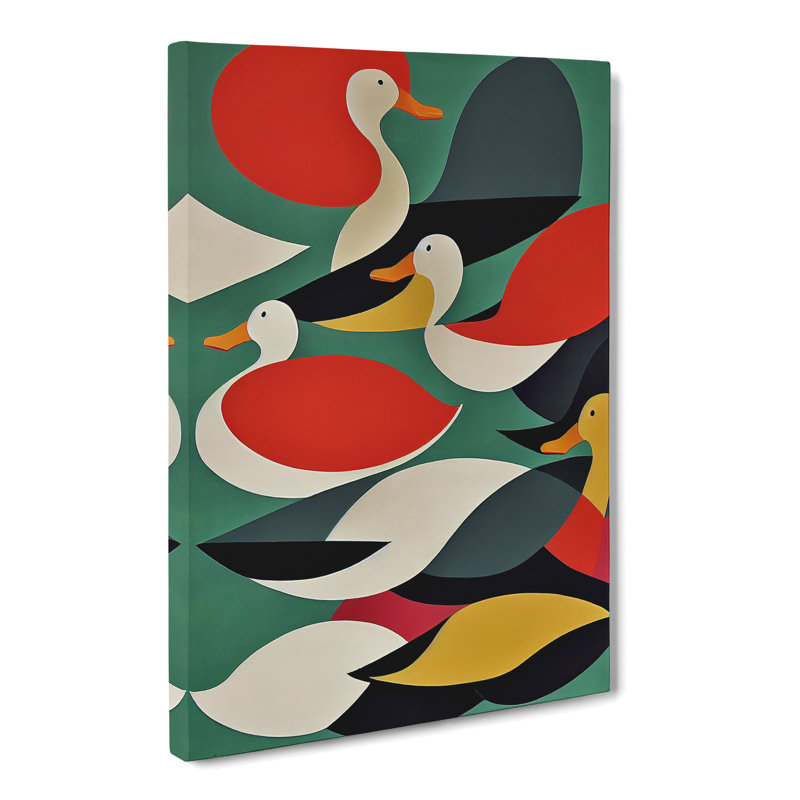 Walsenburg Ducks - Wrapped Canvas, 50cm H x 35cm W x 3cm D