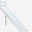 Lit superposé avec glissade, échelle, barrière de sécurité, bois d'hévéa-593946