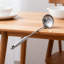 Ensemble d'ustensiles de cuisine professionnel en acier inoxydable 5 pièces avec Turner fendu, cuillère, louche, spatule et écumoire