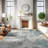 Willington Abstract Gray/Blue Rug-1259657646