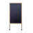 A Frame Double Sided Black Chalkboard Dry Wet Erase 10235 Black