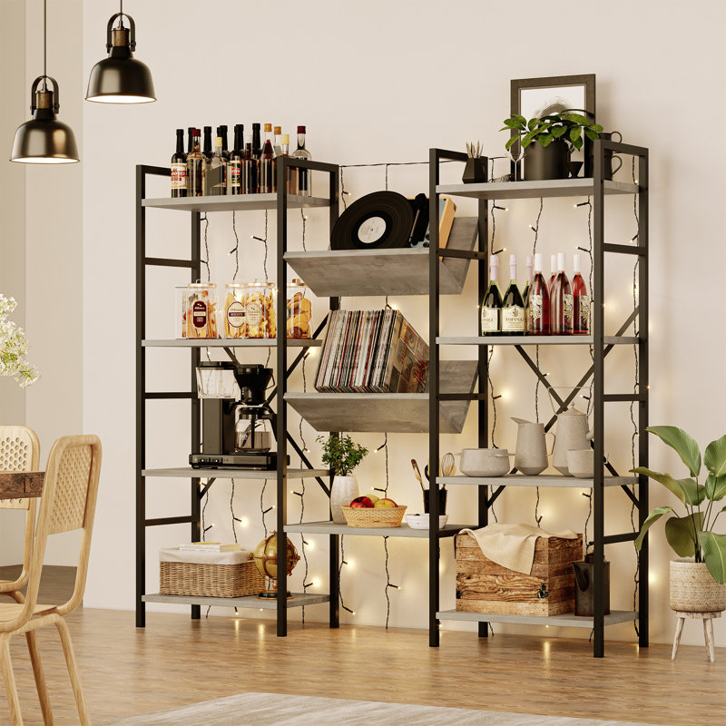 Bookcase, Gray/Black