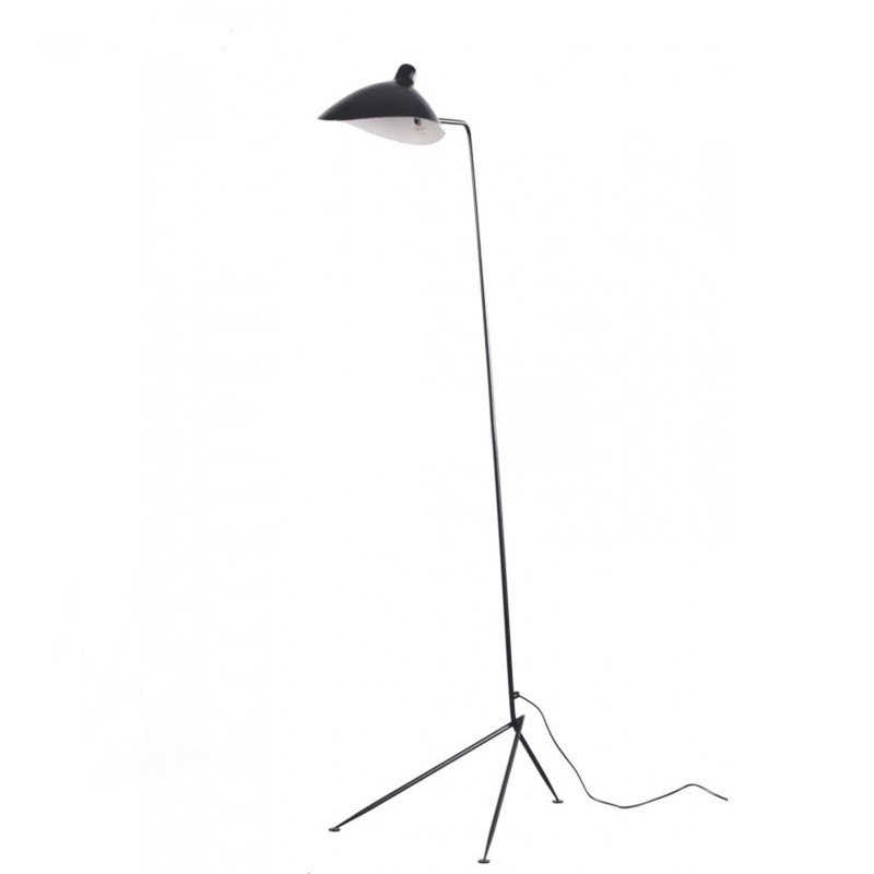 Krishina 63'' Black Task Floor Lamp