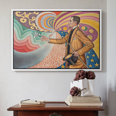 Portrait de Félix Fénéon, 1890 - Paul Signac, toile tendue avec châssis