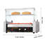 VEVOR Hot Dog Roller with Glass Lid