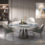 Luxury Modern Microlite Round Dining Table Set-104042620-125120985