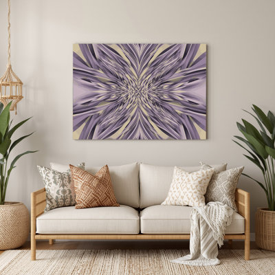 Art mural op mauve 73