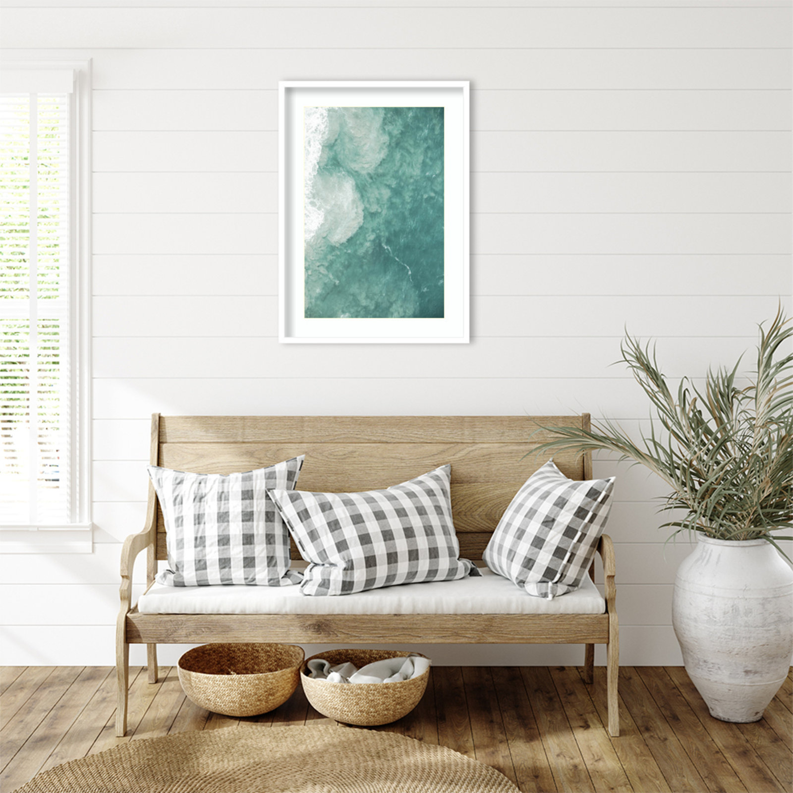 Daisey "Oceano" Print by Shot by Clint, 33" H x 24" W, White