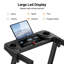 UMAY Foldable Home Treadmill, 15% Auto Incline, 3.0 HP Quiet Motor, 159 kg Max User Weight, 1-12 km/h, LED Display