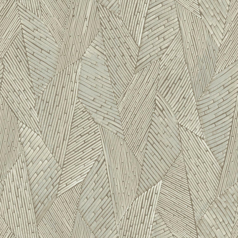 Peel & Stick Geometric Roll, Brown/Taupe