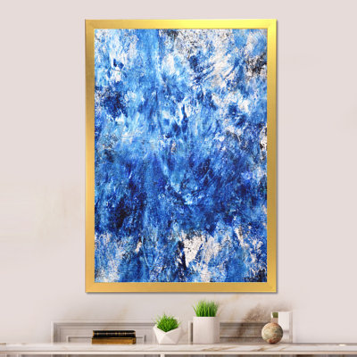 Art moderne gris et bleu II 2FDP47729