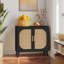Buffet avec rangement, armoire de salle de bain décorative, avec deux portes et 4 compartiments de rangement, armoire avec pieds en bois massif, armoire pour vestibule, entrée, salon-60815498
