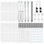 160cm H x 5000cm W Stainless Steel Border Fencing