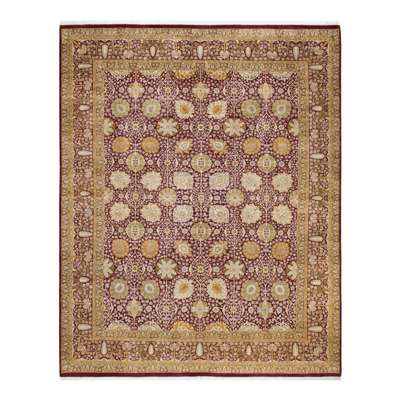 Classic One-of-a-Kind 8' 0" x 9' 10" Hand Knotted Area Rug