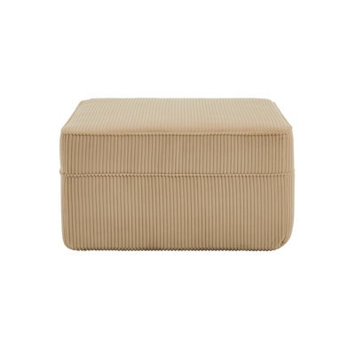 Martha Ottoman Corduroy -Camel