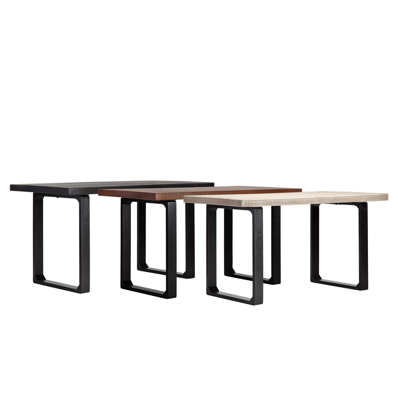 Urbana 56 " Mango Writing Desk, Black