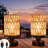 Rechargeable Outdoor Table Lamps, Battery Operated Wireless Table Lamp