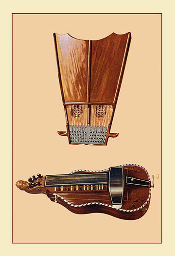 «Bell-Harp and Hurdy Gurdy» par Theodore Thomas, impression