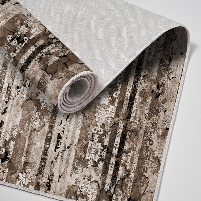 High-Quality Hall Carpet, Coffee Color, 31.5 x 78.7 inches | 100% Polyamide, 30 oz/sq yd, Pile Height: 0.08 inches | Non-Slip Underside, Machine Washable at 86°F, Easy to Clean | Perfect for Hallways & Entryways