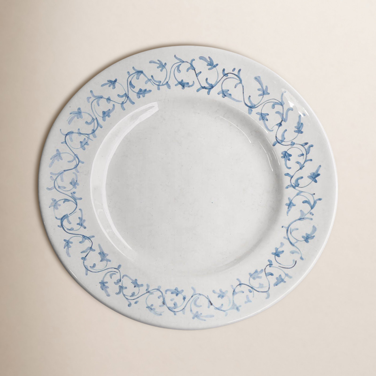 Vida Melamine Painted Dinner Plate