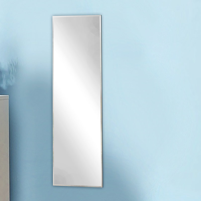 Derosier Metal Flat Wall Mirror, 20" H x 4" W