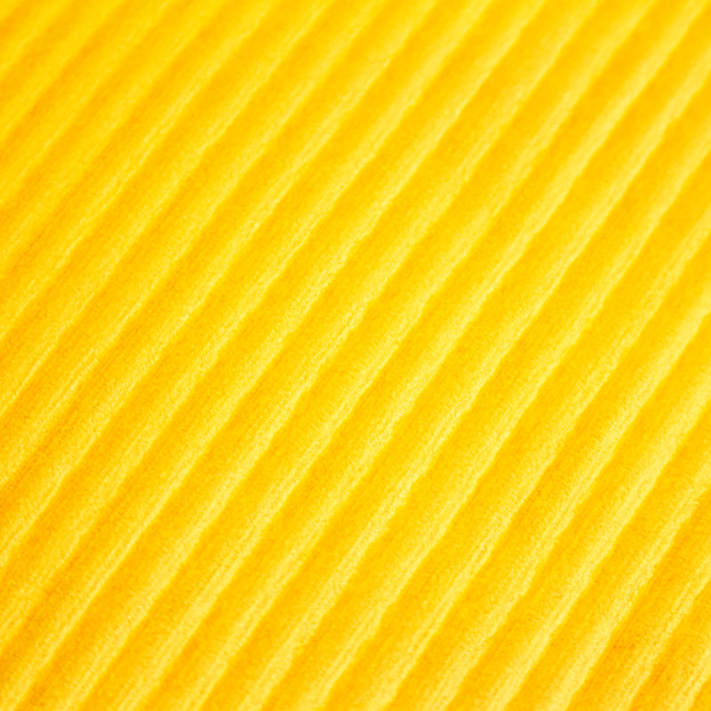 Striped Square Cushion Cover, Ceylon Yellow