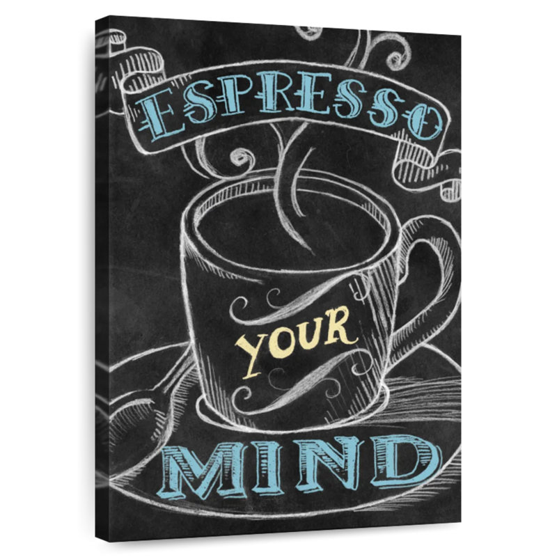 Yarlin Espresso Your Mind Color, 51" H x 34" W