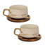 Ayvian Ceramic Teacup and Saucer-781850814-788728029