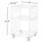 Manns 2-Shelf Rectangular End Table 