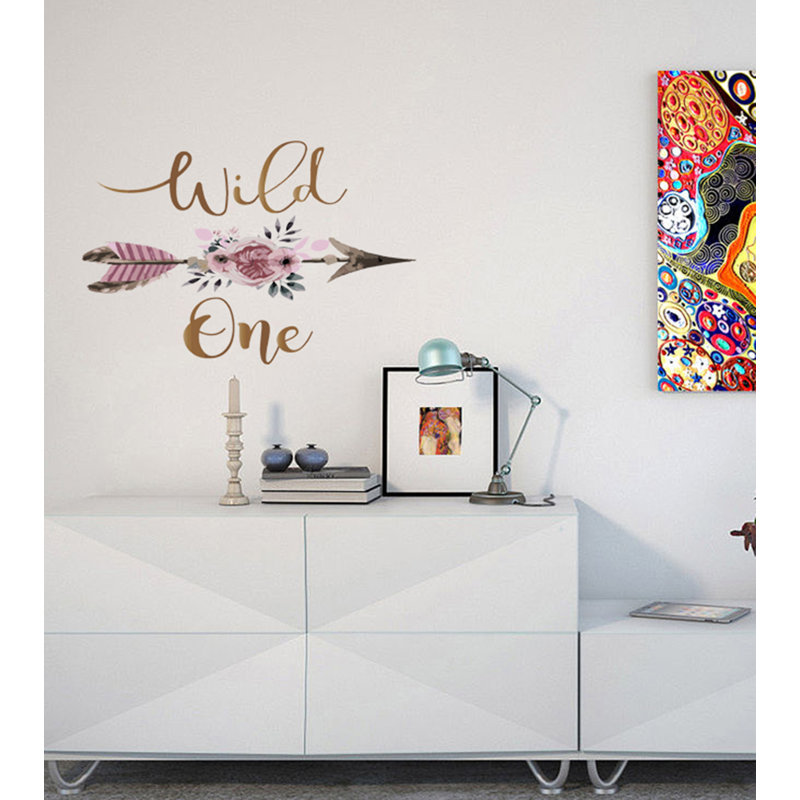 Décalcomanie murale Boho, H 22 po x l 24 po