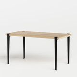 Tiptoe Rectangle Oak Dining Table