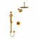 Ode Pressure-Balanced (Temperature And Volume) All-In-One Kit with Rough in-Valve