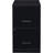 18 Deep 2-Drawer File Cabinet, Metal Imported Two drawer vertical file cabinet, Black