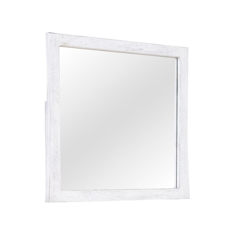 White Roots Rectangular Mirror