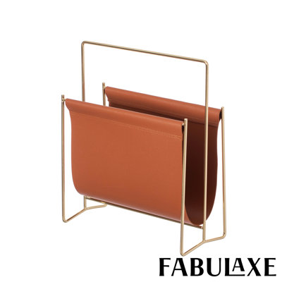 Magazine Holder And Rack For Desktop, Home Office, Living Room, Waiting Areas, Farmhouse File Storage, Basket For Letters, Magazines, Books, Brochures, Newspapers And Other Reading Materials 14-inch