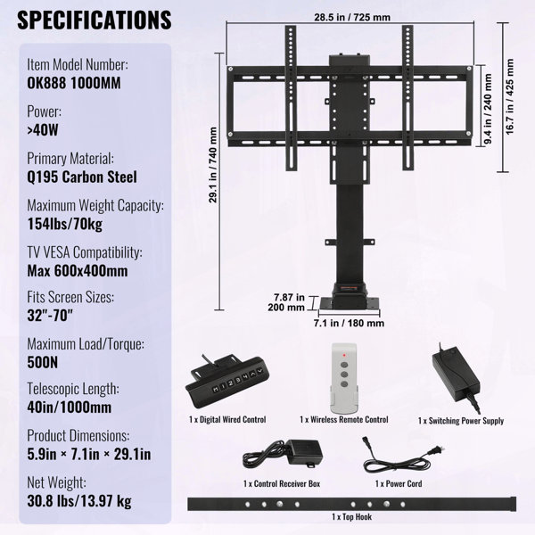 Dimensions du produit
