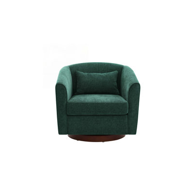 Modern Upholstered Swivel Accent Chair