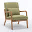 Chaise de style médiéval avec décorations en bois-1433372480