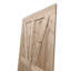 Porte de grange pliante en bois d'aulne avec quincaillerie coulissante en bois-102356076